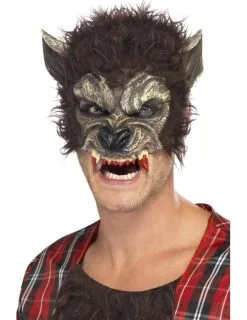 Weerwolf Halfmasker Voor Volwassenen