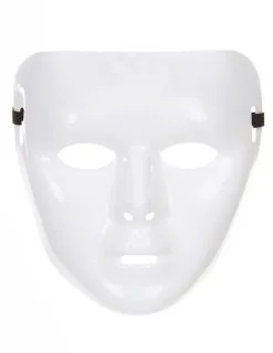 Wit Glimmend Masker Voor Volwassenen