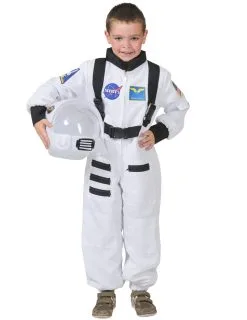 Witte Astronaut Kostuum Voor Kinderen