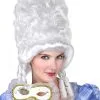 Witte Barok Pruik Voor Vrouwen -Cosplay Kostuums Winkel witte barok pruik voor vrouwen