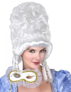 Witte Barok Pruik Voor Vrouwen