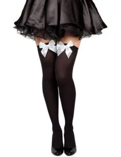 Witte En Zwarte Kousen Voor Dames