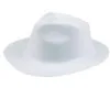 Witte Glitter Hoed Voor Volwassenen -Cosplay Kostuums Winkel witte glitter hoed voor volwassenen