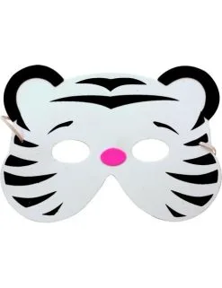 Witte Tijger Masker Voor Kinderen