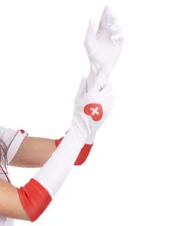 Witte Verpleegster Hanschoenen