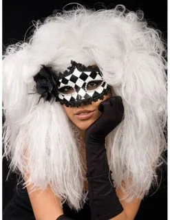 Witte Warrige Barok Pruik Voor Vrouwen