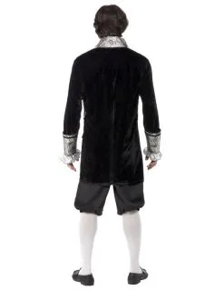 Zilverkleurige Barok Kostuum Voor Heren -Cosplay Kostuums Winkel zilverkleurige barok kostuum voor heren 2