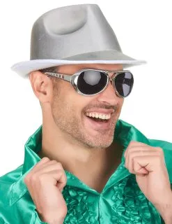 Zilverkleurige Deukhoed Voor Volwassenen -Cosplay Kostuums Winkel zilverkleurige deukhoed voor volwassenen 3