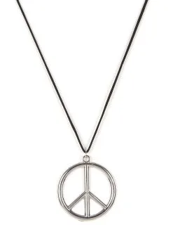 Zilverkleurige Hippie Ketting