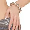 Zilverkleurige Kralen Disco Armband Voor Vrouwen -Cosplay Kostuums Winkel zilverkleurige kralen disco armband voor vrouwen