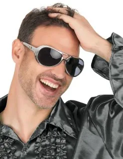 Zilverkleurige Ronde Bril Voor Volwassenen -Cosplay Kostuums Winkel zilverkleurige ronde bril voor volwassenen 3