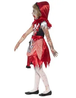 Zombie Roodkapje Kostuum Voor Meisjes 7 Zombie Roodkapje Kostuum Voor Meisjes -Cosplay Kostuums Winkel zombie roodkapje kostuum voor meisjes 3