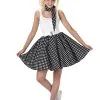 Zwart 50's Kostuum Voor Vrouwen -Cosplay Kostuums Winkel zwart 50 s kostuum voor vrouwen