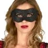 Zwart Blinkend Halfmasker Voor Volwassenen. -Cosplay Kostuums Winkel zwart blinkend halfmasker voor volwassenen