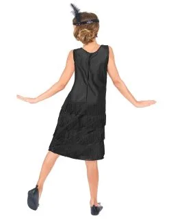 Zwart Charleston Kostuum Voor Meisjes 7 Zwart Charleston Kostuum Voor Meisjes -Cosplay Kostuums Winkel zwart charleston kostuum voor meisjes 3