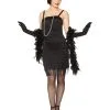 Zwart Charlestonkostuum Voor Vrouwen -Cosplay Kostuums Winkel zwart charlestonkostuum voor vrouwen