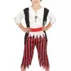 Zwart En Rood Piraten Kostuum Voor Jongens