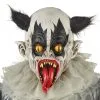 Zwart En Wit Duivels Clown Masker Voor Volwassenen -Cosplay Kostuums Winkel zwart en wit duivels clown masker voor volwassenen