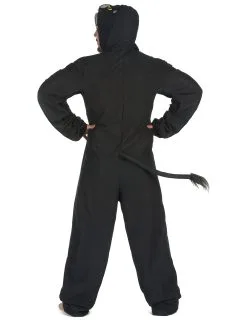 Zwart Panter Onesie Kostuum Voor Mannen -Cosplay Kostuums Winkel zwart panter onesie kostuum voor mannen 3