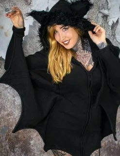 Zwart Vleermuis Kostuum Voor Vrouwen -Cosplay Kostuums Winkel zwart vleermuis kostuum voor vrouwen 5