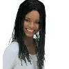 Zwarte Damespruik Met Vlechtjes -Cosplay Kostuums Winkel zwarte damespruik met vlechtjes
