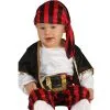 Zwarte En Rode Piraten Rover Outfit Voor Baby's -Cosplay Kostuums Winkel zwarte en rode piraten rover outfit voor baby s