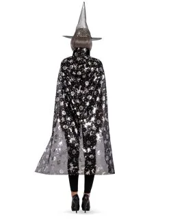 Zwarte En Zilverkleurige Heksen Set Voor Vrouwen 5 Zwarte En Zilverkleurige Heksen Set Voor Vrouwen -Cosplay Kostuums Winkel zwarte en zilverkleurige heksen set voor vrouwen 2