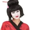 Zwarte Geisha Pruik Voor Vrouwen
