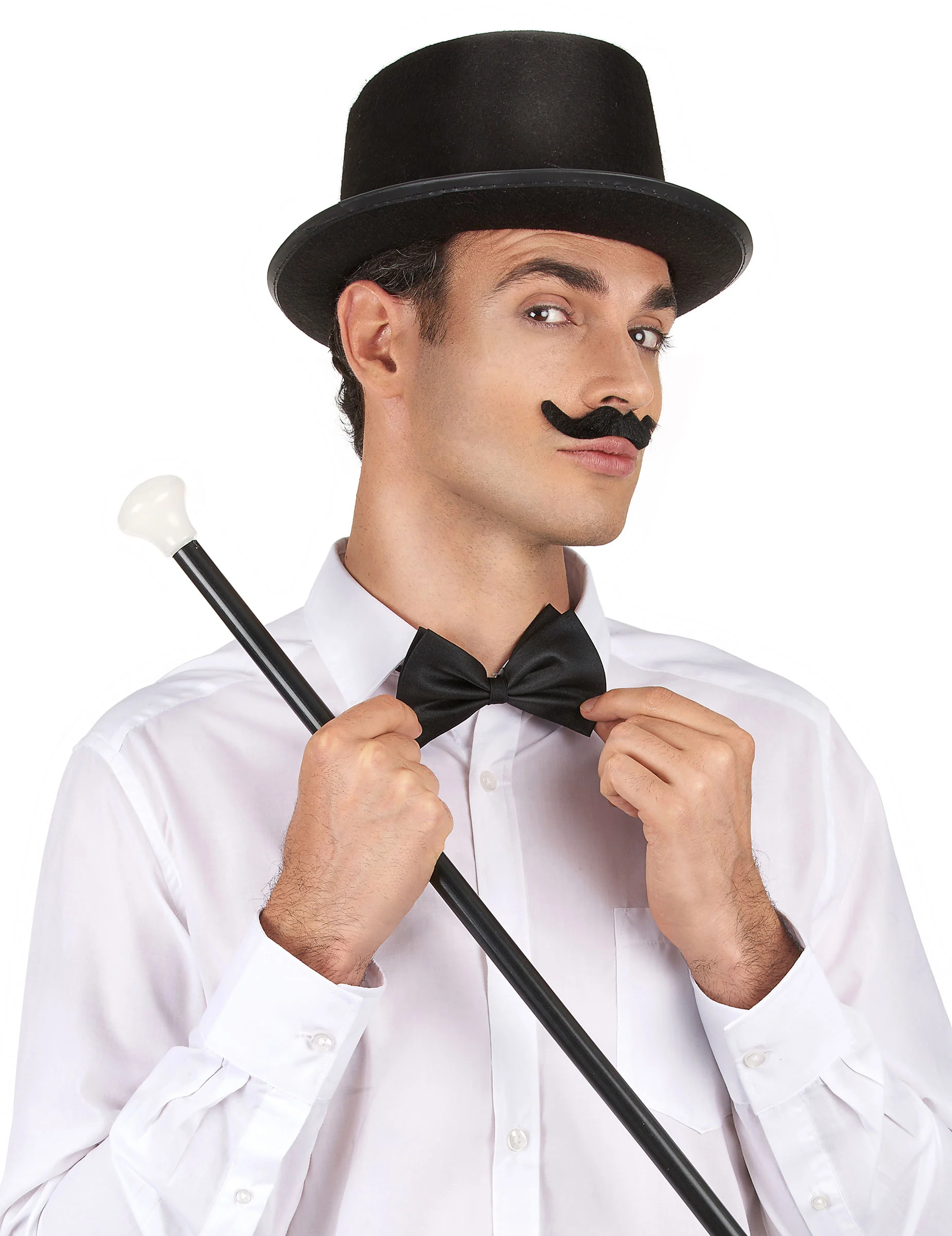 Zwarte Hoge Hoed Voor Volwassenen 4 Zwarte Hoge Hoed Voor Volwassenen - Afbeelding 2