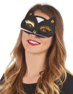 Zwarte Katten Masker Voor Volwassenen