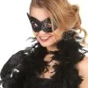 Zwarte Venetiaanse Masker Met Lovertjes Voor Volwassenen -Cosplay Kostuums Winkel zwarte venetiaanse masker met lovertjes voor volwassenen