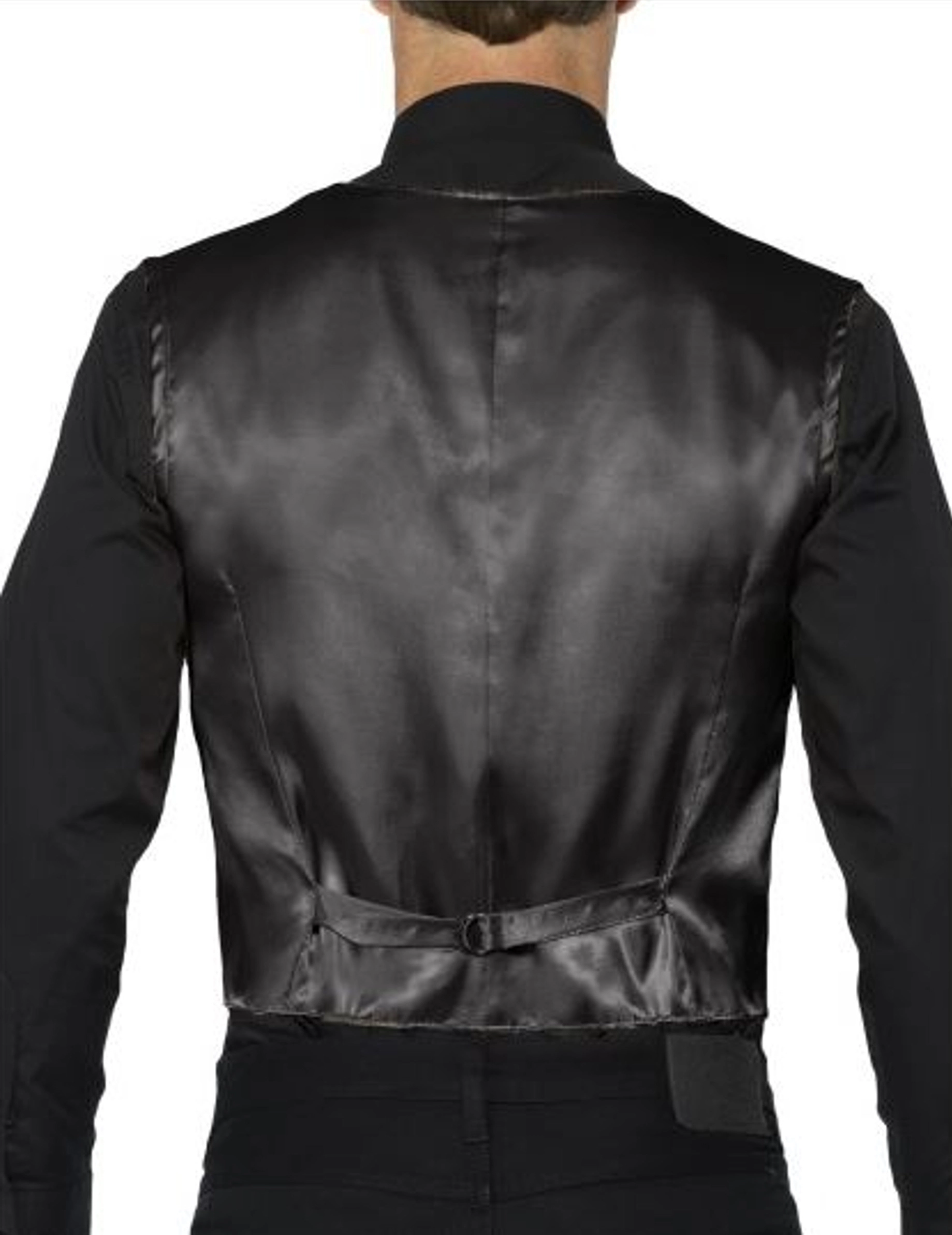 Zwarte Vest Met Lovertjes Voor Volwassenen 4 Zwarte Vest Met Lovertjes Voor Volwassenen - Afbeelding 2