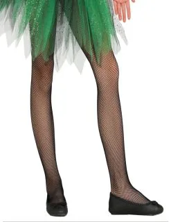 Zwarte Visnet Panty's Voor Kinderen